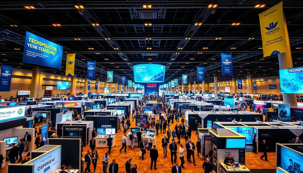 A Sneak Peek into the TECHSPO Denver Technology Expo Exhibition Hall